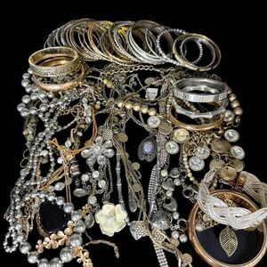 Modern Costume Jewelry Bulk Jewelry Curated Lot Necklaces Bracelets Bangles Rese